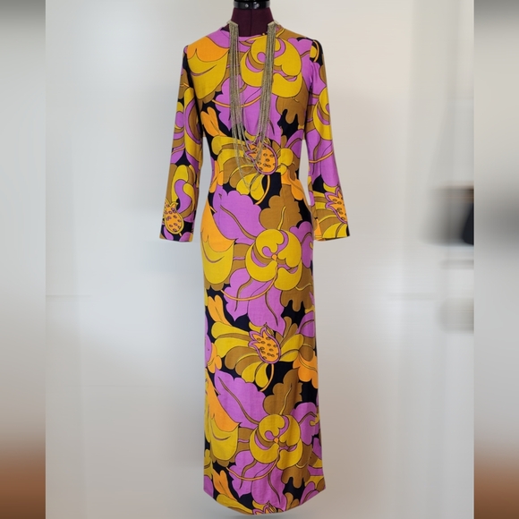 60s custom-made vintage dress - Picture 5 of 11